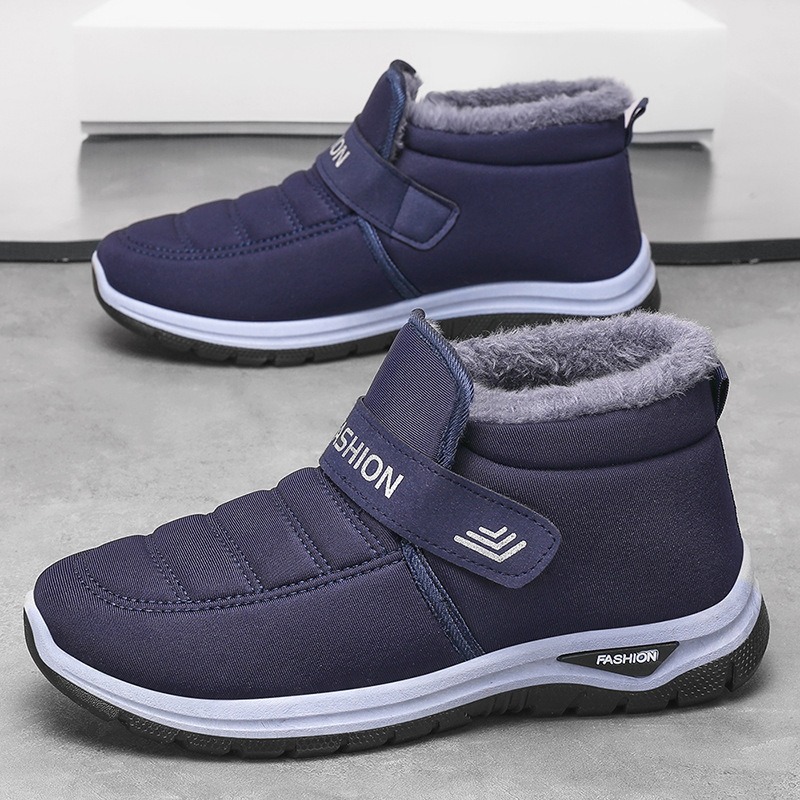 Sewing Fleece - Men's Snow Boots Outdoor Windproof and