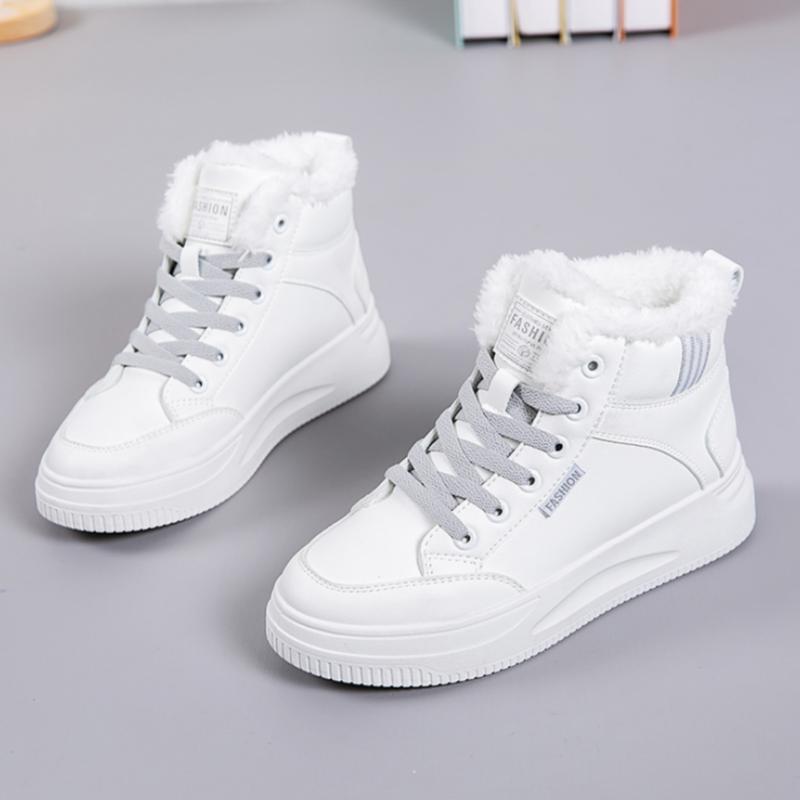 Sewing Cotton - White Shoes Women's 2025 Winter New