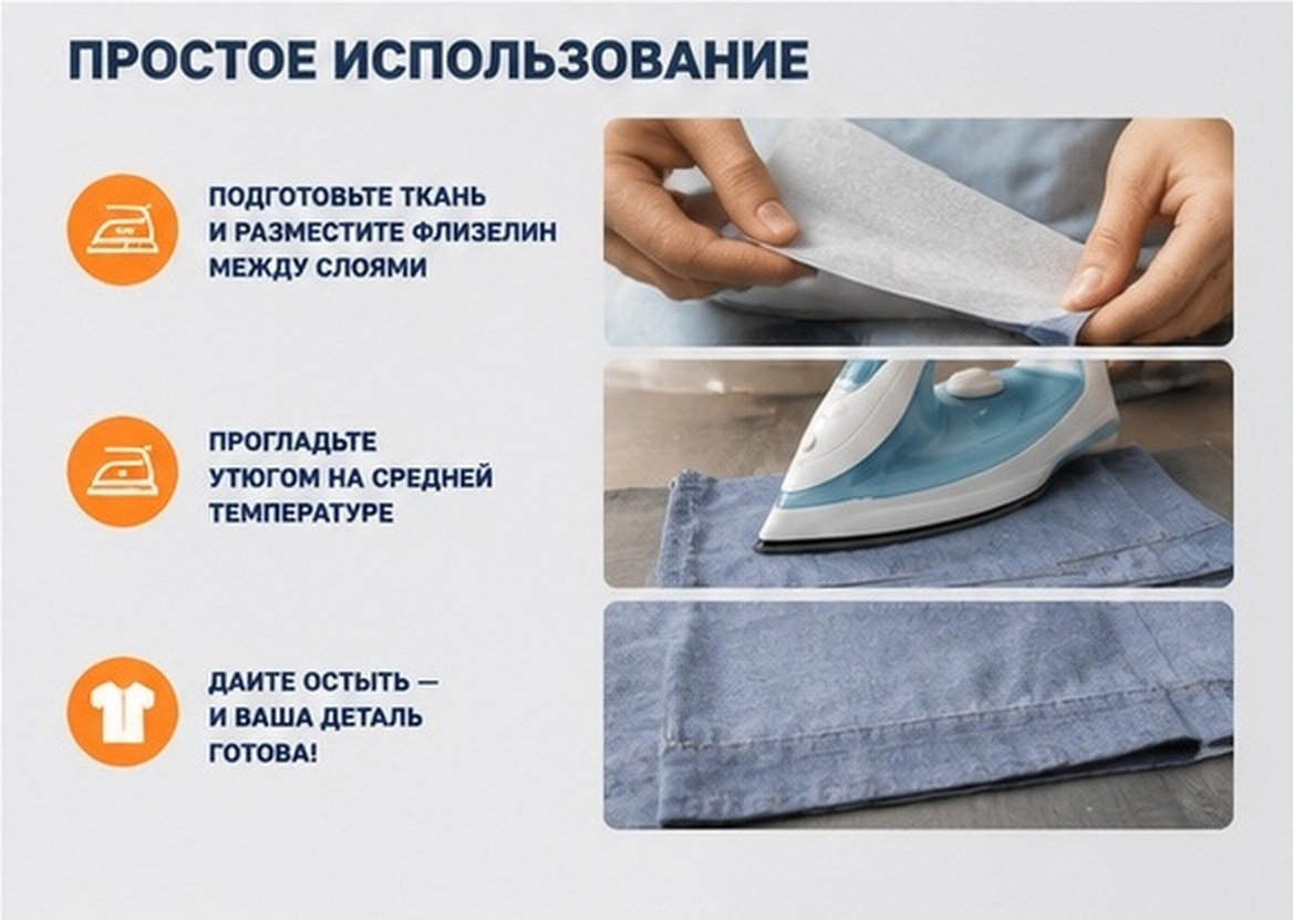 Interfacing Iron On - Iron-on Non-woven Fusible Interfacing for Sewing